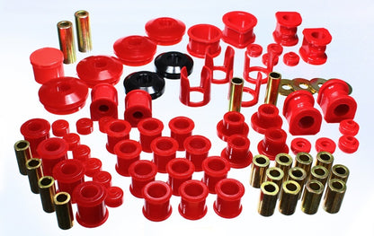 Energy Suspension 89-94 Nissan 240SX (S13) Red Hyper-Flex Master Bushing Set - eliteracefab.com