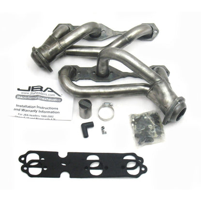 JBA 88-95& 02-03 GM S-Truck 4.3L V6 2WD 1-1/2in Primary Raw 409SS Cat4Ward Header JBA