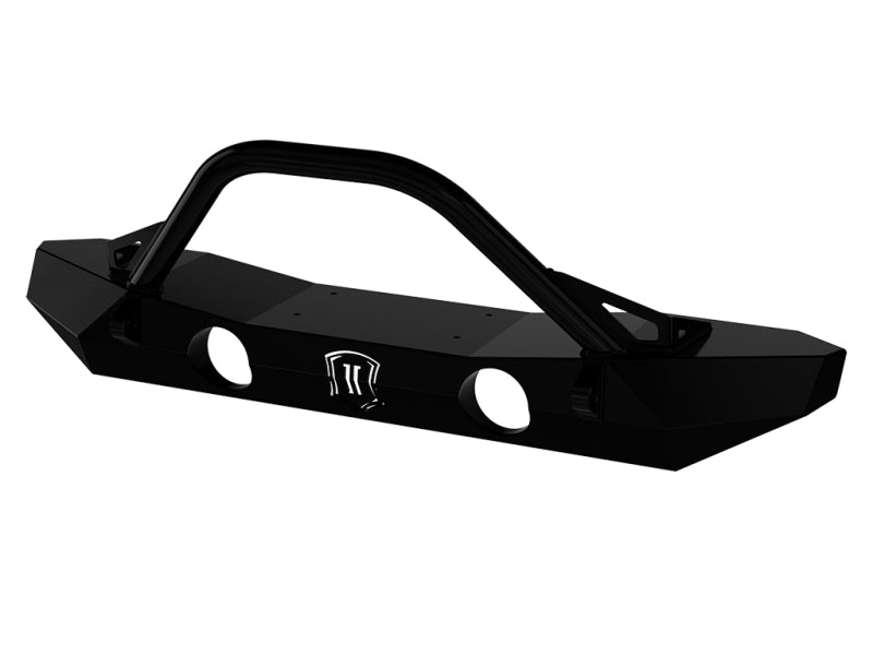 ICON 07-18 Jeep Wrangler JK Pro Series Mid Width Front Bumper w/Bar/Tabs ICON