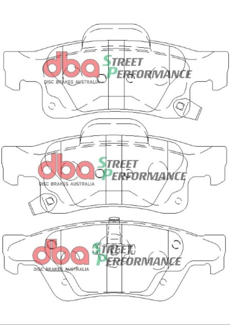 DBA Street Performance Front Brake Pads - DB2217SP DBA