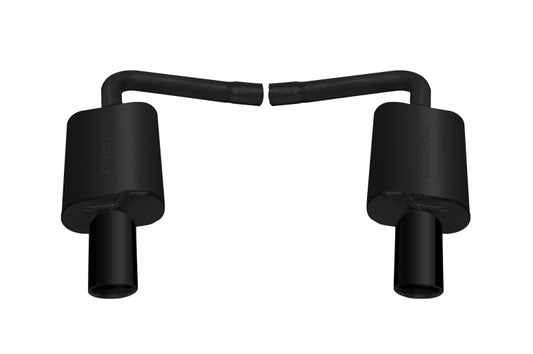 Gibson 11-18 Ford Explorer Base 3.5L 2.25in Axle-Back Dual Exhaust - Black Elite - eliteracefab.com