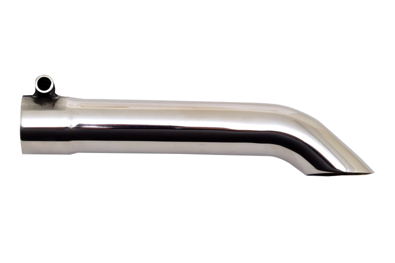 Gibson Turn Down Slash-Cut Tip - 1.5in OD/1.5in Inlet/8in Length - Stainless - eliteracefab.com