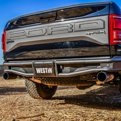 Westin 17-20 Ford F-150 Raptor Outlaw Rear Bumper - Tex. Blk Westin