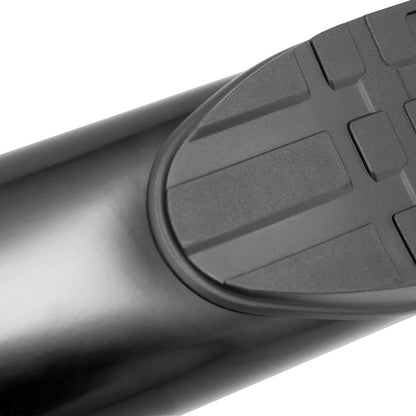 Westin 2005-2018 Toyota Tacoma Double Cab PRO TRAXX 5 Oval Nerf Step Bars - Black - eliteracefab.com