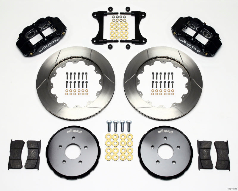 Wilwood Narrow Superlite 6R Front Hat Kit 14.00in Nissan 370Z/Fiti G37 Wilwood