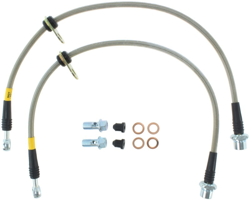 STOPTECH 92-01 TOYOTA CAMRY STAINLESS STEEL REAR BRAKE LINES, 950.44516 - eliteracefab.com