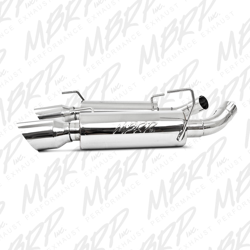 MBRP 05-10 Ford Mustang GT 5.0/Shelby GT500 Dual Mufflers Axle Back Split Rear T304 - eliteracefab.com