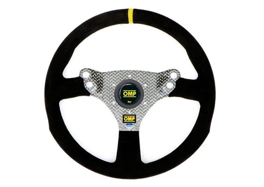 OMP 320 Hybrid S Flat Suede Steering Wheel - Black – OD0-2048-071