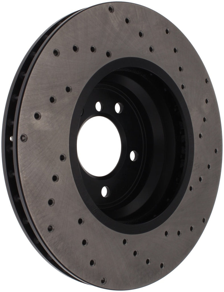 STOPTECH 07-10 BMW 335I CROSS DRILLED RIGHT FRONT ROTOR, 128.34093R - eliteracefab.com