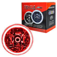 Load image into Gallery viewer, Oracle Pre-Installed Lights 5.75 IN. Sealed Beam - Red Halo - eliteracefab.com