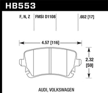 Load image into Gallery viewer, Hawk 07-11 Audi S6 HPS 5.0 Rear Brake Pads - eliteracefab.com