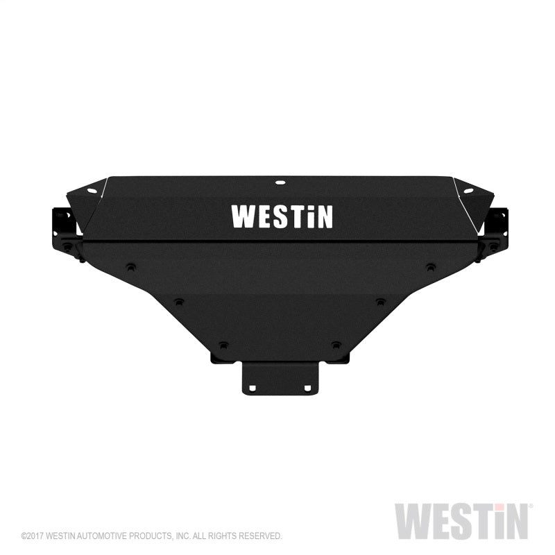 Westin 2015-2017 Ford F-150 Outlaw Bumper Skid Plate - Textured Black - eliteracefab.com