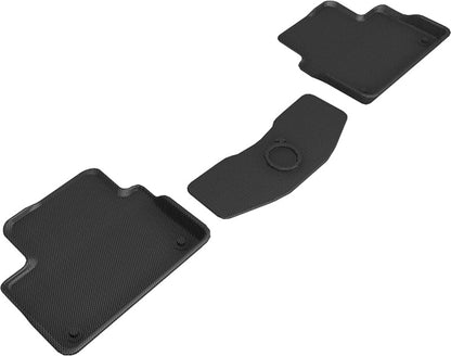 3D MAXpider L1VV03521509 2019-2020 Volvo S60 / V60 / 2020 V60 Cross Country Kagu 2nd Row Floormats - Black