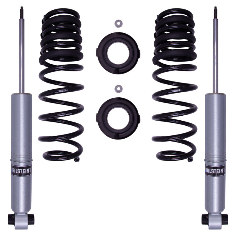 Bilstein 47-314009 B8 6112 rear lift kit for 2021-2026 Ford Bronco 4-door with 60mm monotube shocks and black coil springs