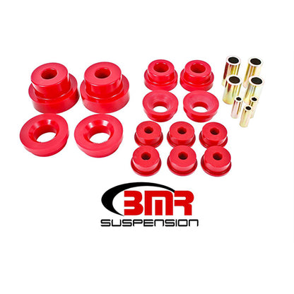 BMR REAR CRADLE BUSHING KIT PRO VERSION (10-15 CAMARO) - RED - eliteracefab.com