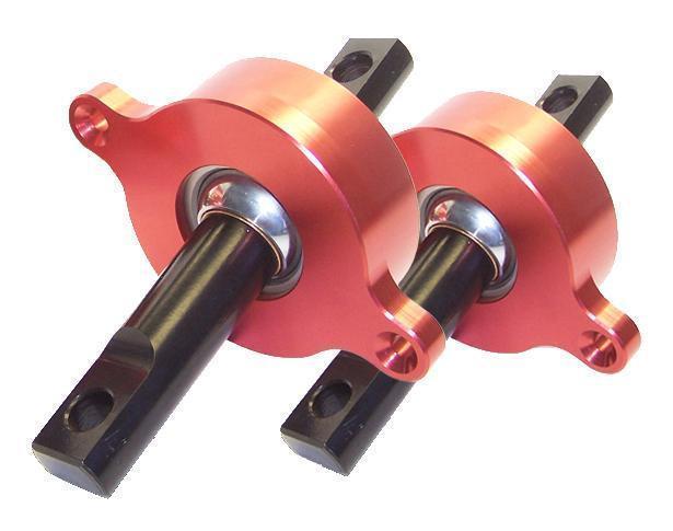 REAR TRAILING ARM SPHERICAL BEARING KIT - CIVIC / INTEGRA - Red - eliteracefab.com