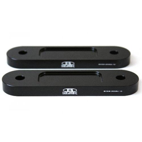 FRONT BUMP STEER KIT 12MM - 00-09 S2000 - Black - eliteracefab.com