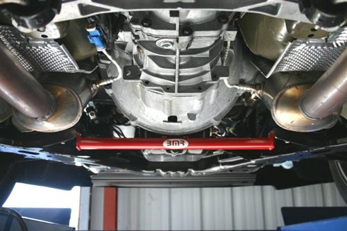 BMR A-ARM SUPPORT BRACE BLACK (05-14 MUSTANG/GT500) - eliteracefab.com