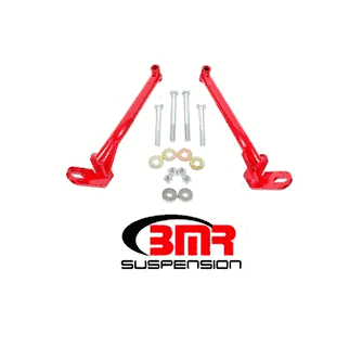 BMR CONTROL ARM REINFORCEMENT BRACES RED (78-87 G-BODY) - eliteracefab.com