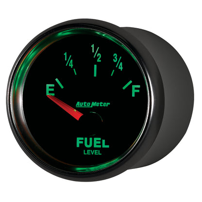 Autometer GS 52mm 0-90 ohms Short Sweep Electronic Fuel Level GM Gauge 3813