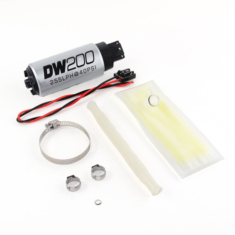 DeatschWerks 92-95 BMW E36 325i DW200 255 LPH In-Tank Fuel Pump w/ Install Kit - eliteracefab.com