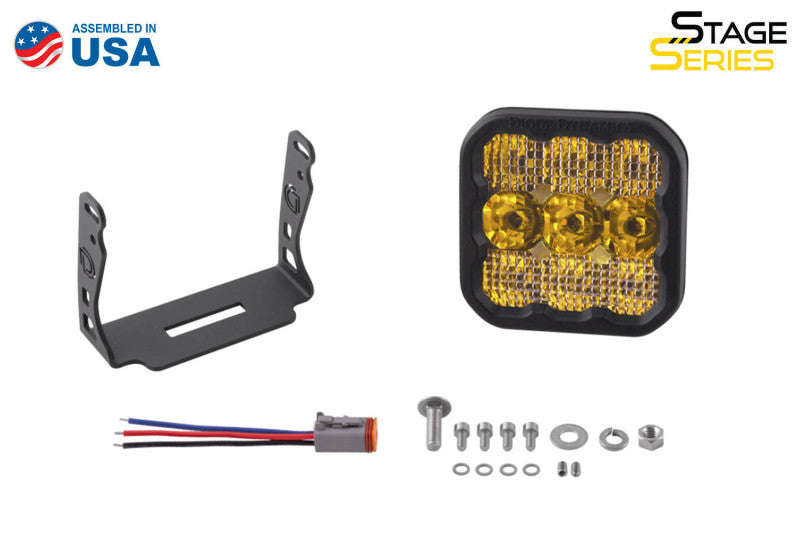 Diode Dynamics SS5 LED Pod Sport - Yellow Combo (Single)