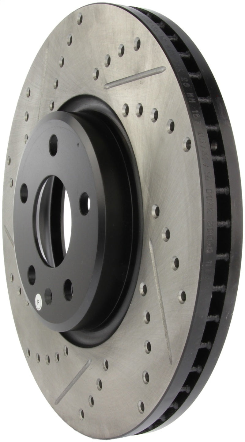 StopTech Slotted & Drilled Sport Brake Rotor - eliteracefab.com