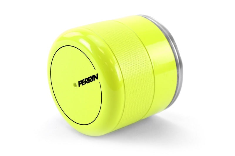 Perrin 2015+ Subaru WRX/STI Oil Filter Cover - Neon Yellow - eliteracefab.com