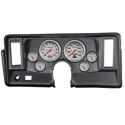 Autometer Ultra-Lite 69-76 Nova Dash Kit 6pc Tach / MPH / Fuel / Oil / WTMP / Volt 7024-UL