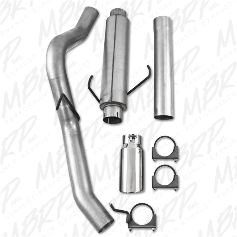 MBRP 2004.5-2007 Dodge 2500/3500 Cummins 600/610 Cat Back Single Side - eliteracefab.com