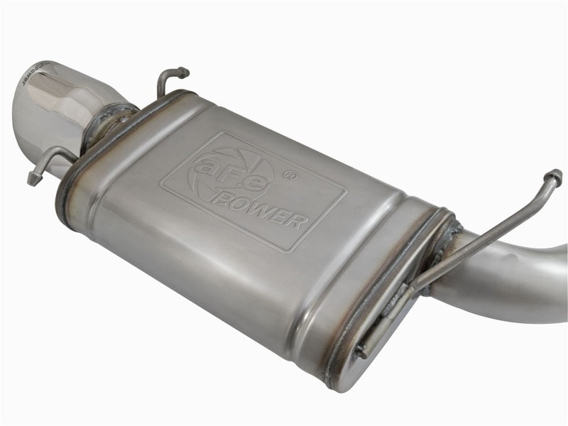 aFe Mach Force-Xp 3in CB Stainless Steel Dual Exhaust System w/Polished Tips 09-15 Cadillac CTS-V aFe