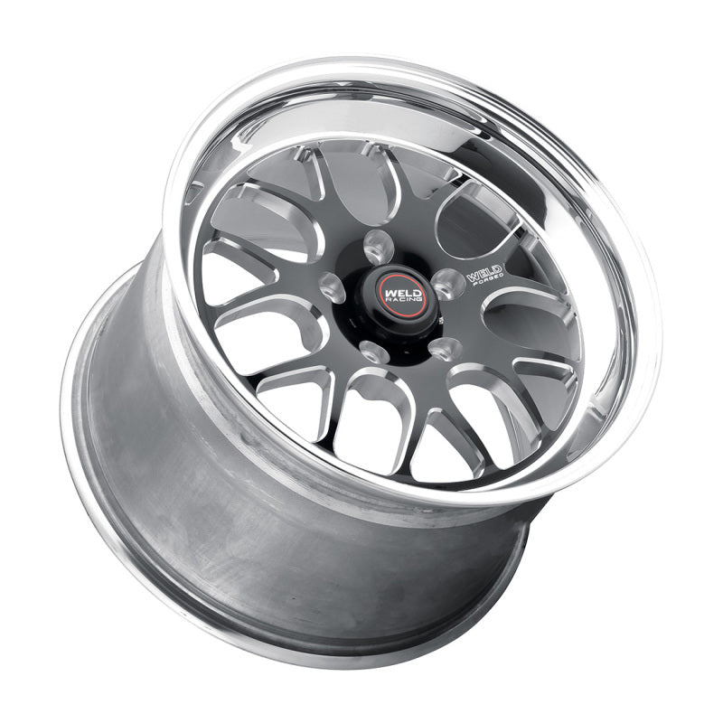 Weld S77 20x10.5 / 5x5in BP / 7.8in. BS Black Wheel (High Pad) - Non-Beadlock