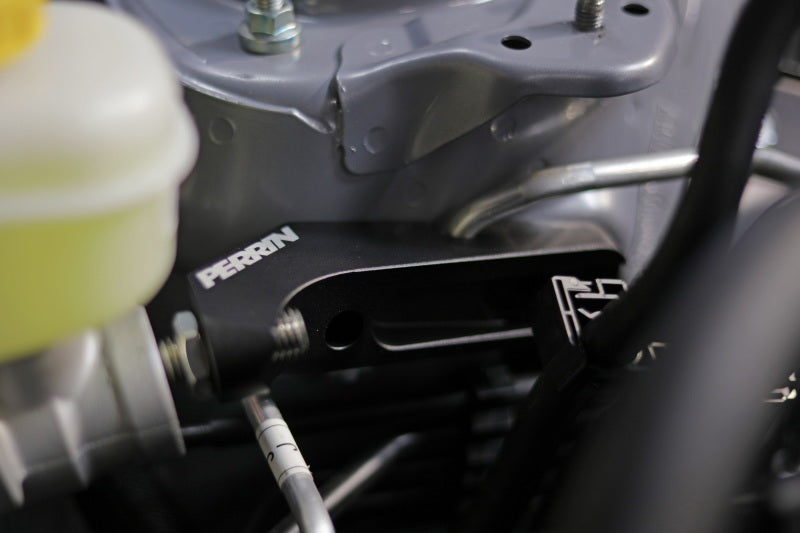 Perrin 13-20 & 2022 Subaru BRZ / 2022 Toyota GR86 / 17-20 Toyota 86 Master Cylinder Support - Black - eliteracefab.com