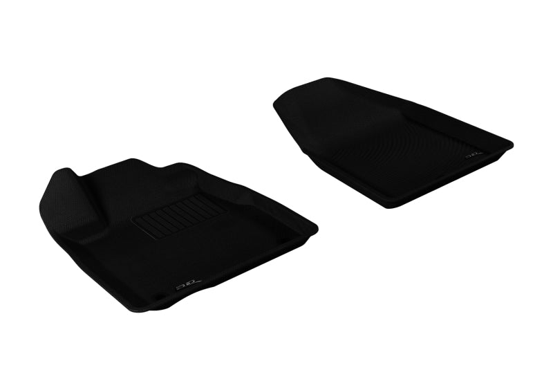 3D MAXpider L1AC00011509 2007-2013 Acura MDX Kagu 1st Row Floormat - Black