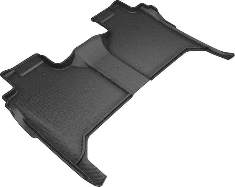 3D MAXpider 2019-2020 GMC/Chevrolet Sierra 1500/Silverado 1500 Kagu 2nd Row Floormats - Black - eliteracefab.com