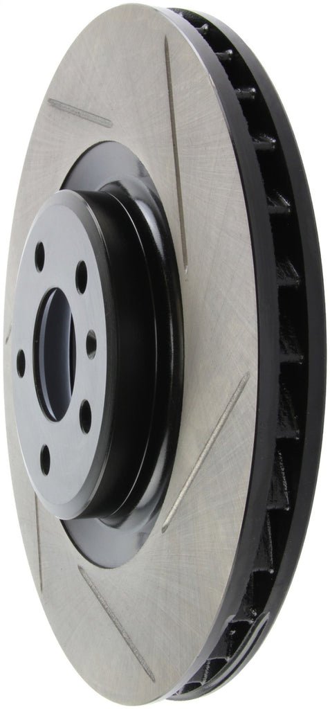 STOPTECH POWER SLOT 10-6/11 AUDI S4 / 08-11 S5 FRONT LEFT SLOTTED ROTOR, 126.33124SL - eliteracefab.com