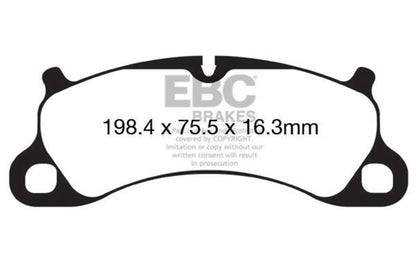 YellowStuff Front Brake Pads - DP42144R EBC