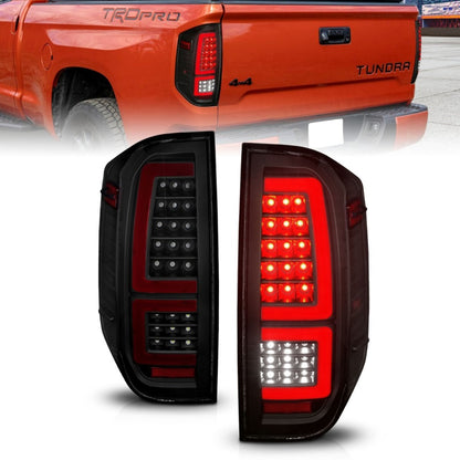 ANZO 2014-2021 Toyota Tundra LED Taillights Black Housing/Smoke Lens - eliteracefab.com