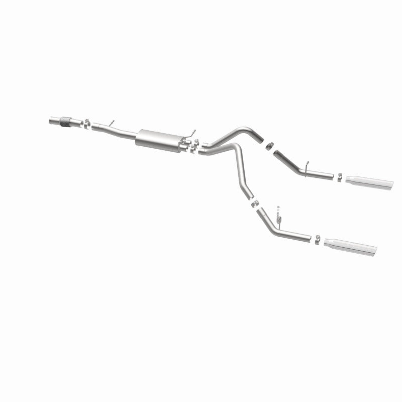 Magnaflow 14 Chev Silverado V8 5.3L SC Cab Dual Split Rear Exit SS Cat Back Perf Exhaust Magnaflow