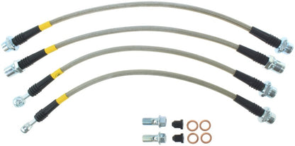 StopTech Toyota 08-10 Land Cruiser/07-11 Tundra Rear Stainless Steel Brake Line Kit - eliteracefab.com