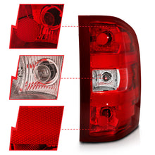 Load image into Gallery viewer, ANZO 2007-2013 Chevy Silverado Taillight Red/Clear Lens (OE Replacement) - eliteracefab.com