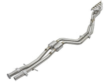 Load image into Gallery viewer, aFe Twisted Steel Long Tube Headers w/ Mid Pipes (Catted) 96-99 BMW M3 L6-3.2L S52 - eliteracefab.com