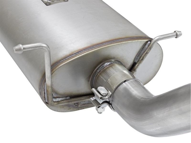 aFe MACHForce XP Exhausts Cat-Back Black Tip 09-17 GM Silverado 1500 4.3/5.3L RegCab SB/LB aFe