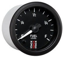 Load image into Gallery viewer, AutoMeter GAUGE; FUEL LEVEL; PRO STEPPER MOTOR; 52MM; BLK; 0-280OHM PROGRAMMABLE - eliteracefab.com