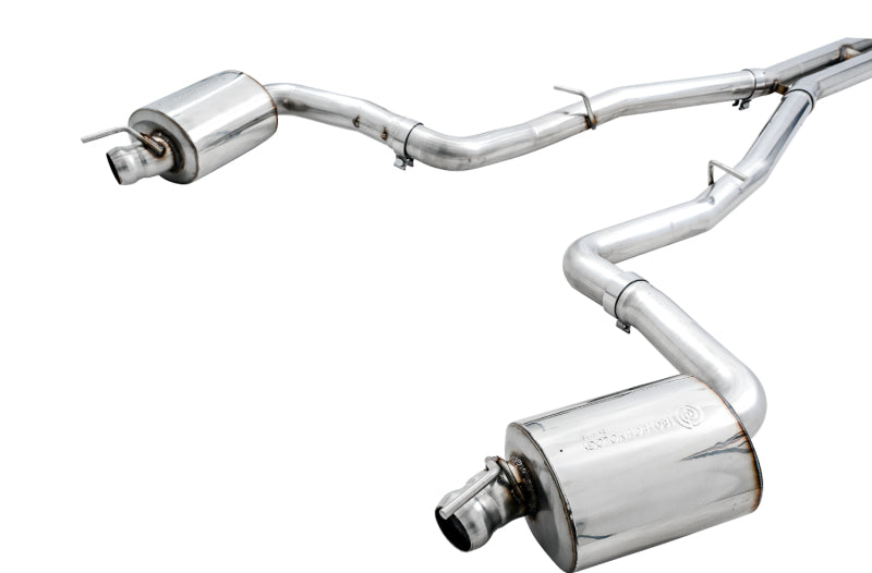 AWE Tuning 2015+ Dodge Challenger 6.4L/6.2L Non-Resonated Touring Edition Exhaust - Use Stock Tips AWE Tuning