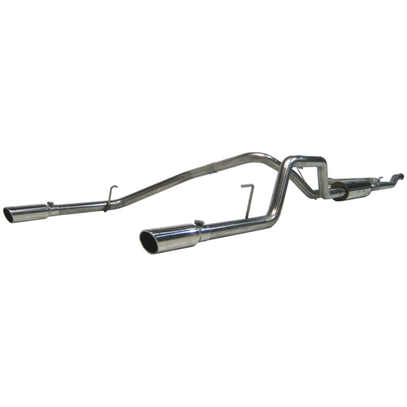 MBRP 2004-2009 Nissan Titan 5.6L EC/CC Cat Back Dual Split Rear - eliteracefab.com