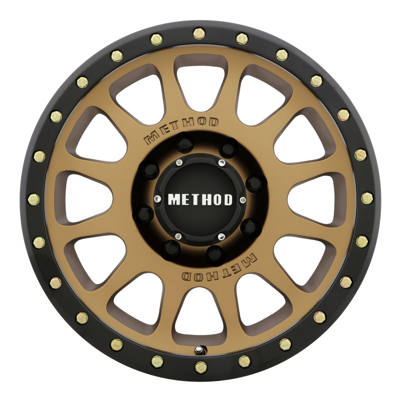 Method MR305 NV 17x8.5 0mm Offset 8x170 130.81mm CB Method Bronze/Black Street Loc Wheel - eliteracefab.com