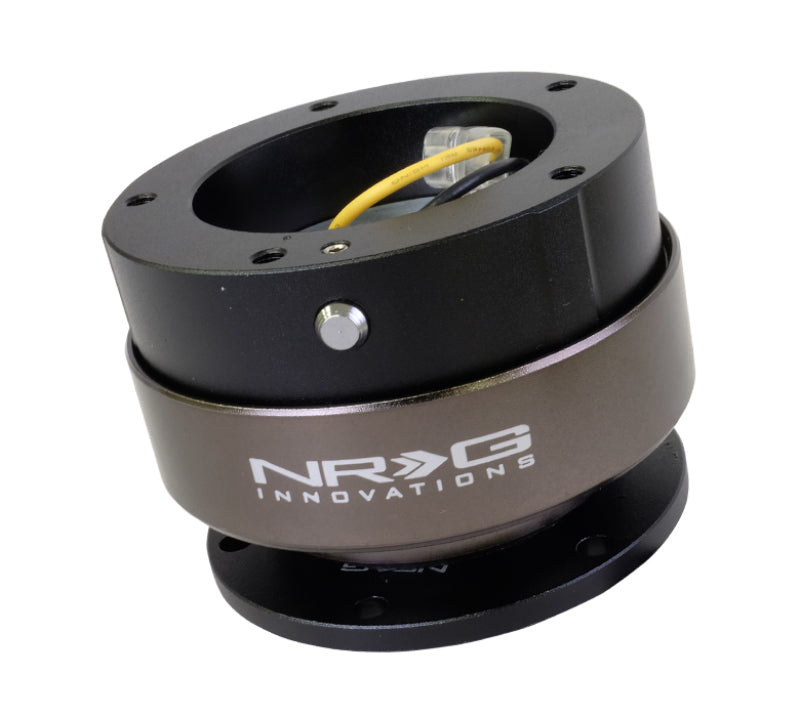 NRG Quick Release Kit Gen 2.5 - Black / Black Ring (6 Hole Base 5 Hole Top).