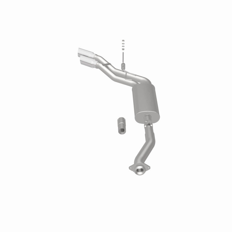 MagnaFlow 11-13 Ford F-150 Pickup Dual Same Side Before P/S Rear Tire Stainless CatBack Perf Exhaust Magnaflow