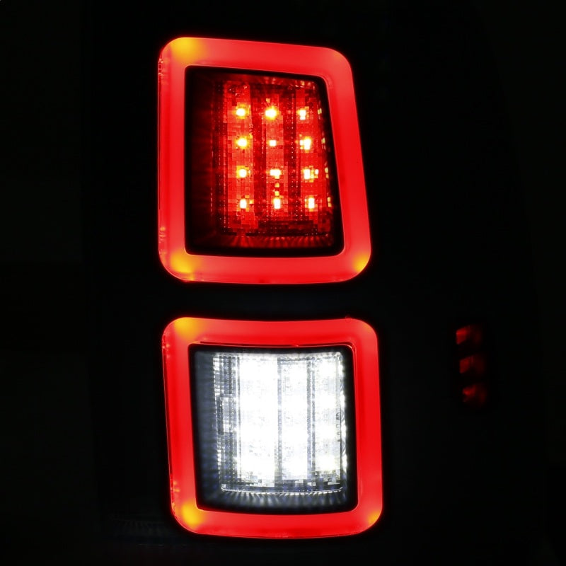 ANZO USA Dodge Ram Led Taillights Smoke; 2013-2017 - eliteracefab.com